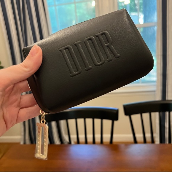 DIOR Cosmetic Makeup Bag Clutch Lot of 5 Excellent Condition Pink White Black - Picture 7 of 13